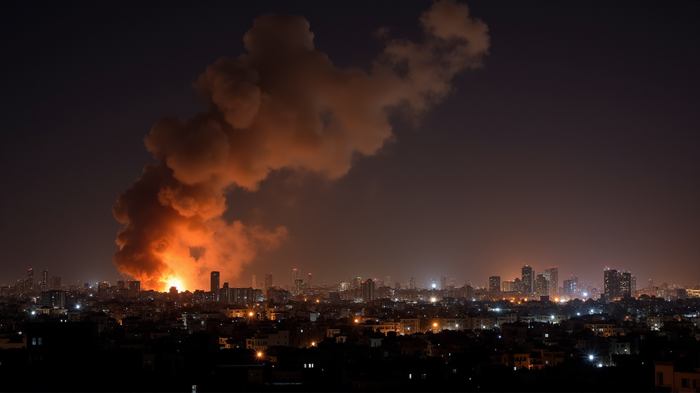 La feroce ritorsione dell'Iran: Tracce di missili sopra Israele