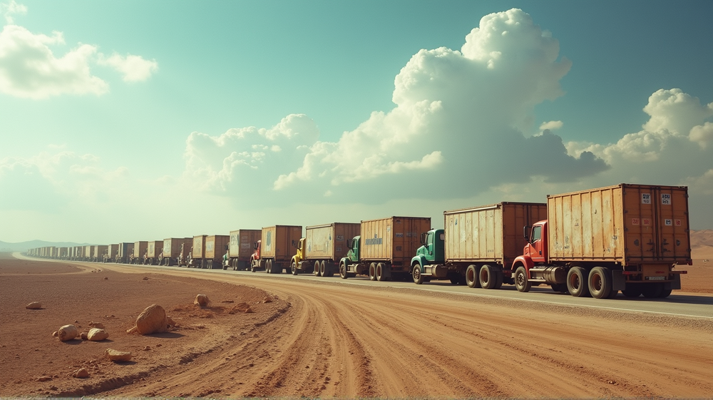 6.000 Camion di Aiuti Bloccati: Una Triste Storia di Fame Ininterrotta a Gaza