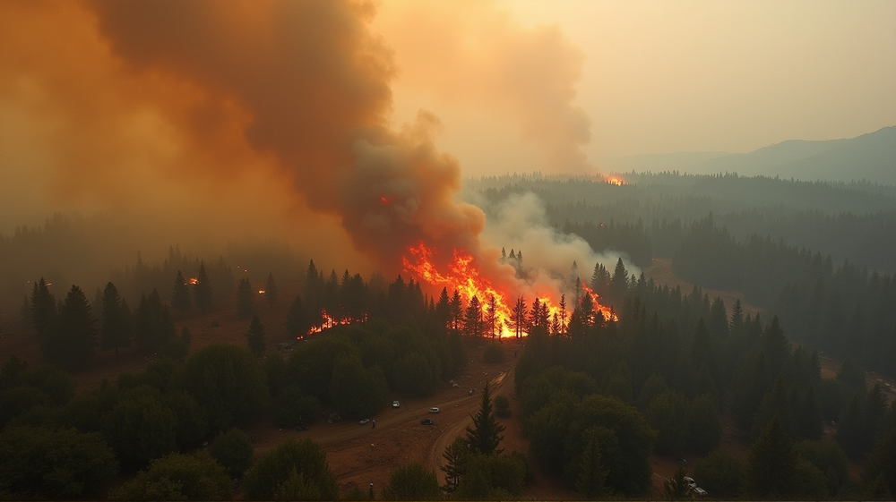 Fiamme Incessanti: La Provincia di Latakia in Siria Combatte i Peggiori Incendi