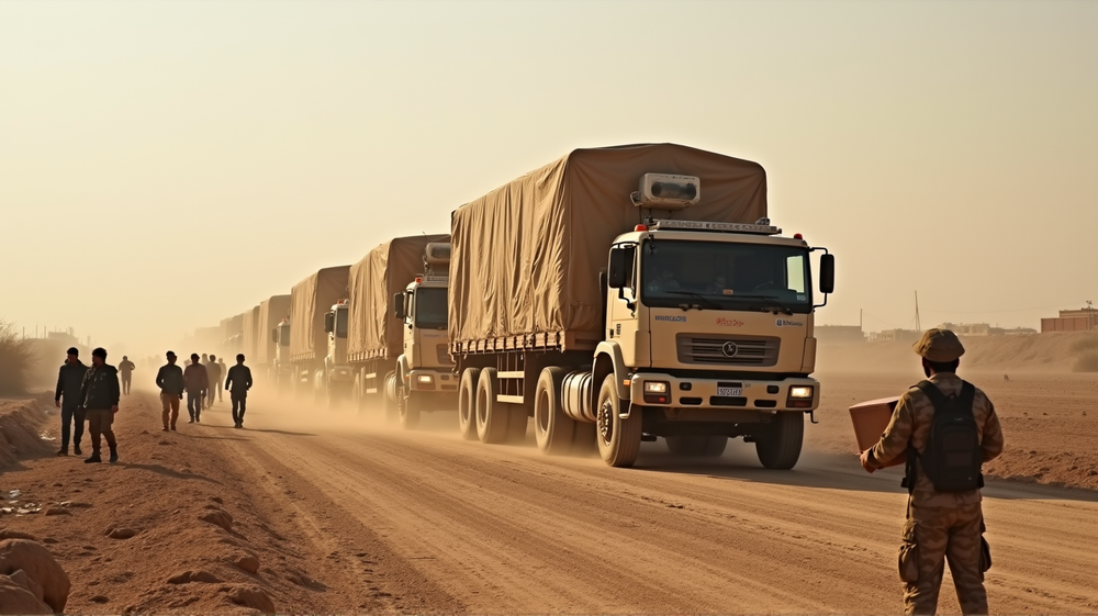 Dentro la Lotta: Camion di Aiuti Bloccati al Confine con Gaza