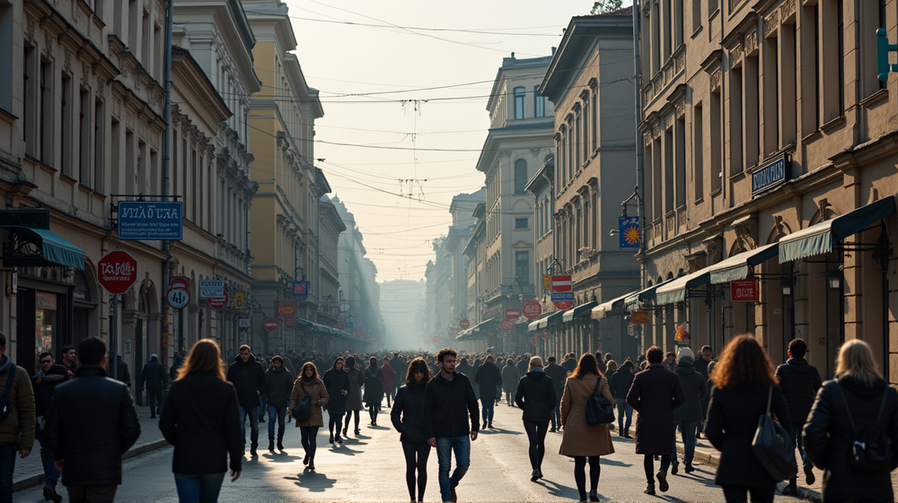 La Resilienza di Kiev di Giorno Nonostante i Terrori Notturni