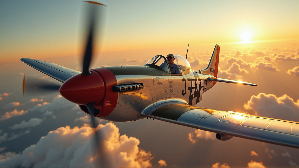 Il Ritorno Entusiasmante nei Cieli del Pilota della WWII Joe Peterburs