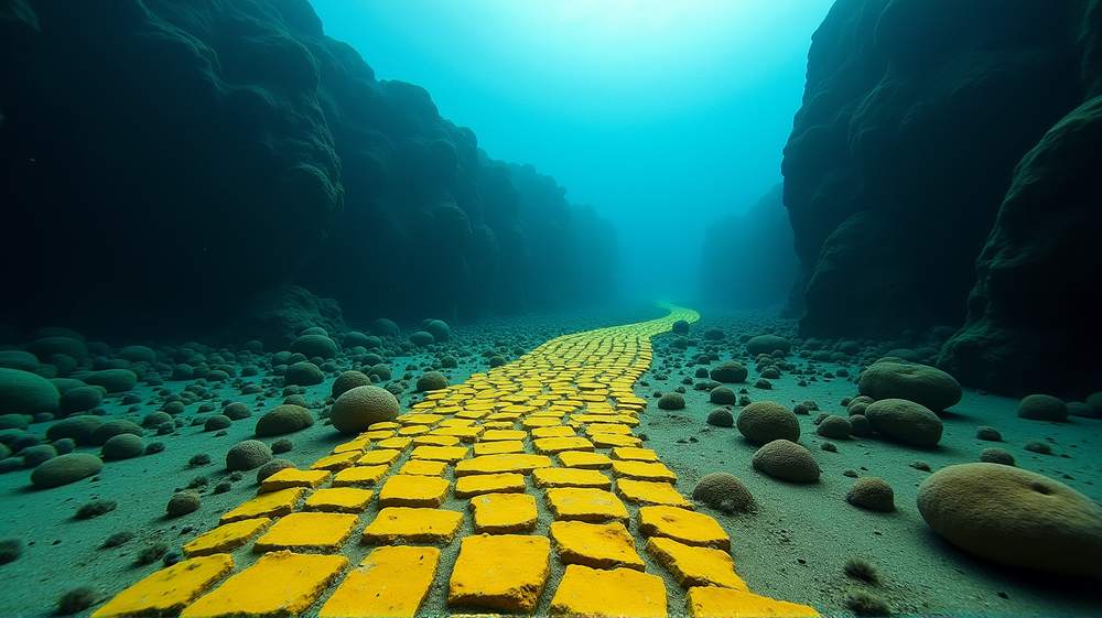 La Mistica 'Strada di Mattoni Gialli' Sottomarina Scatena Meraviglia Scientifica