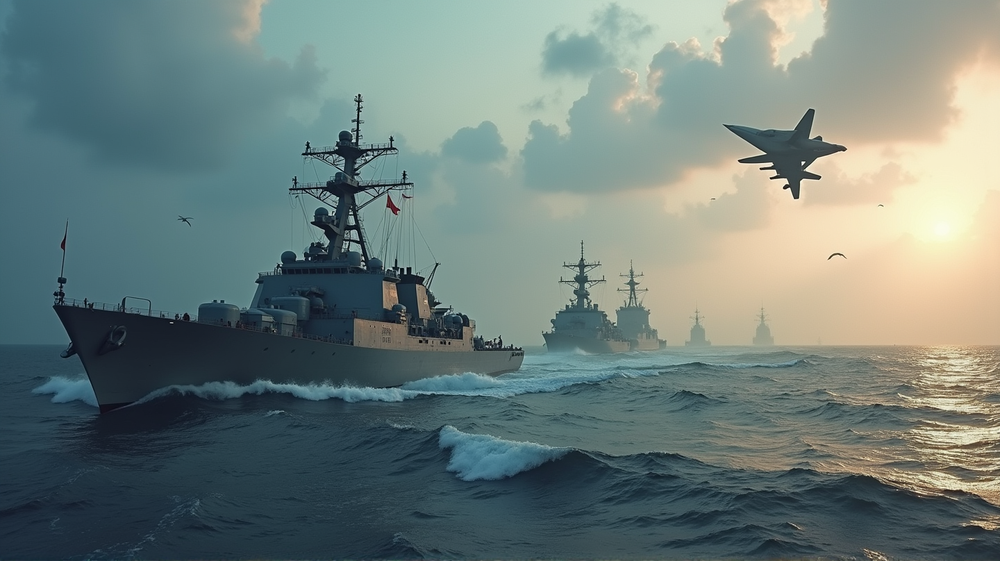 Tensioni crescenti nel Mar Cinese Meridionale: Navi da guerra statunitensi intervengono tra collisioni cinesi