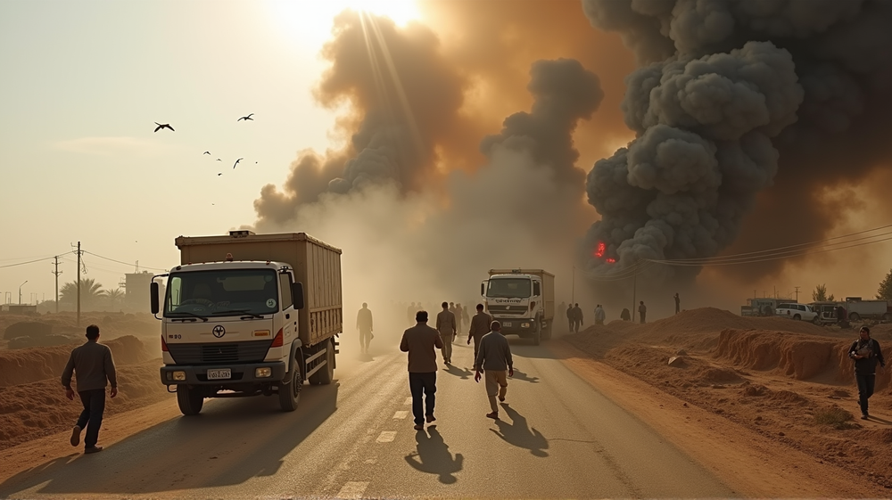 Tragedia a Gaza: 'Permesso' di Esodo tra Scontri Militari