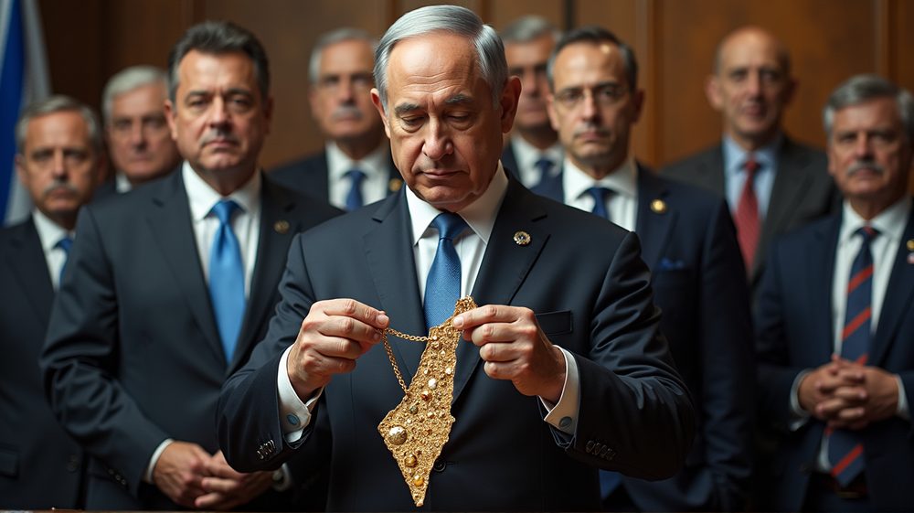 Tensioni Diplomatiche Si Intensificano per il Controverso Dono di Netanyahu sui 'Grandi Israele'