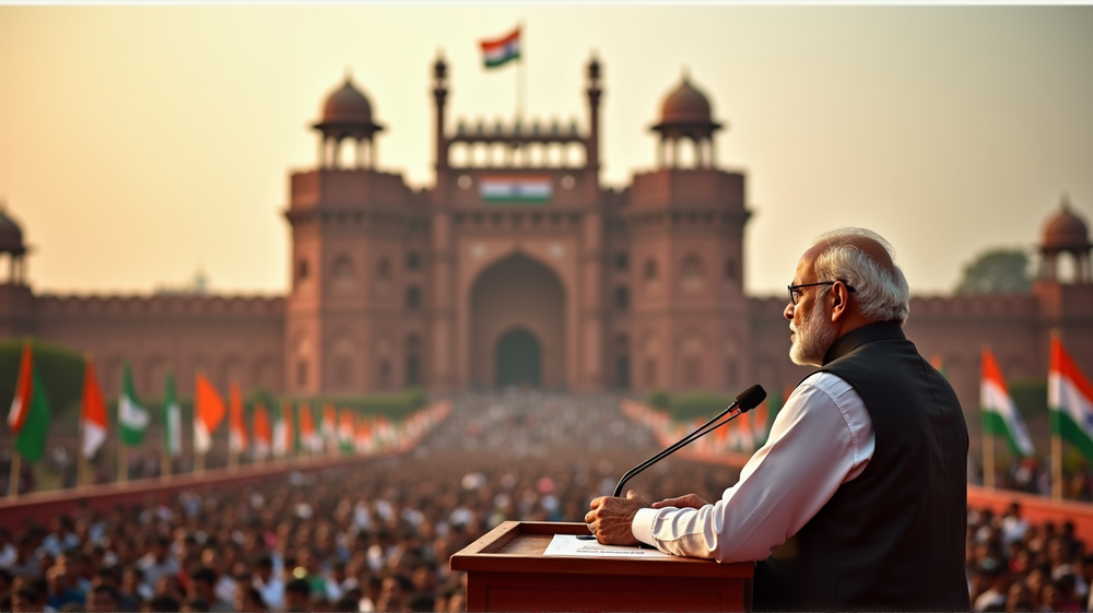 Modi sconvolge con l'elogio storico dell'RSS nel discorso del Giorno dell'Indipendenza