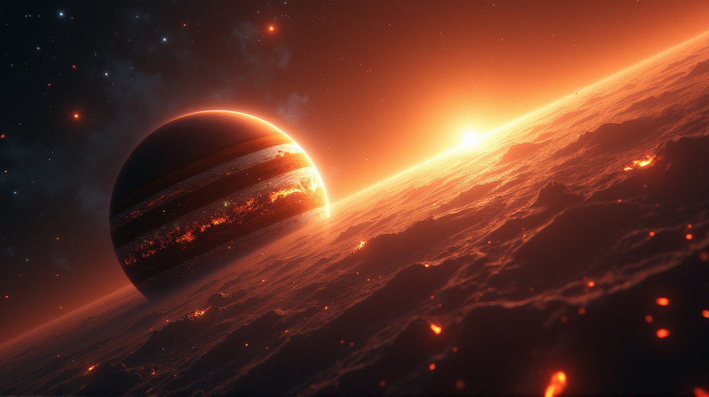 Origini di Giove Decifrate: Il Ruolo della Pioggia di Rocce Fonde