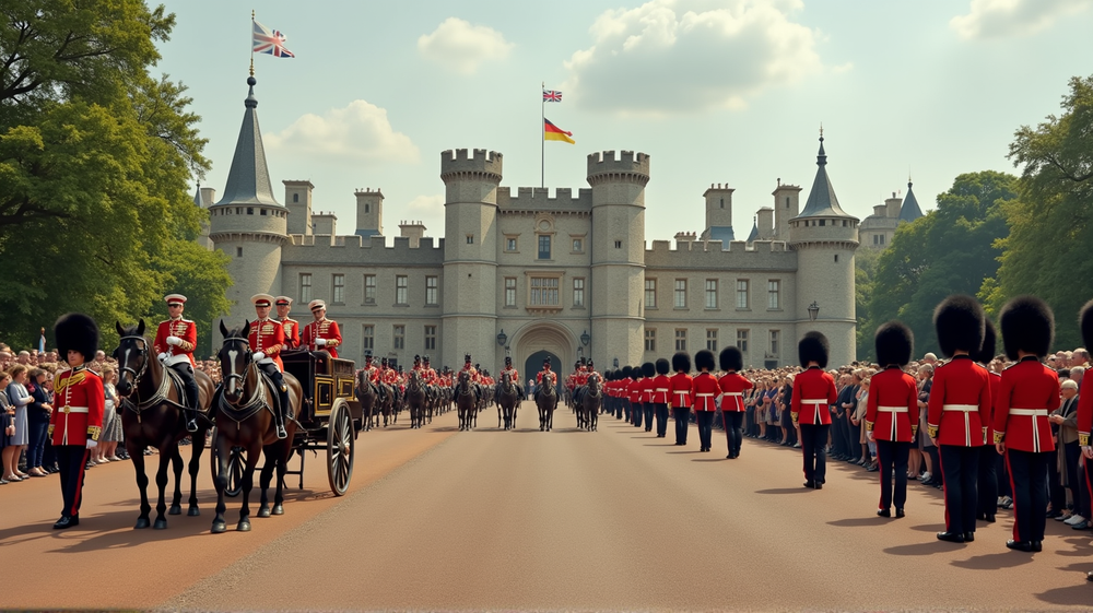 L'Accoglienza Opulenta di Re Carlo III: Il Magnifico Ritorno di Trump a Windsor