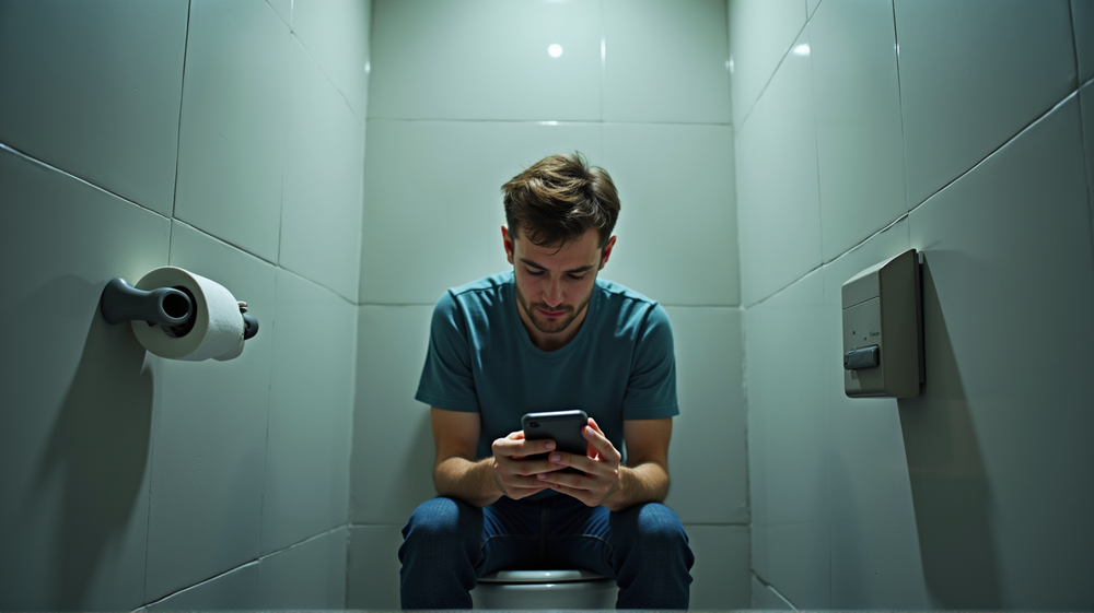 La Sconvolgente Verità: L'Abitudine di Usare il Telefono in Bagno Potrebbe Nuocere alla tua Salute!