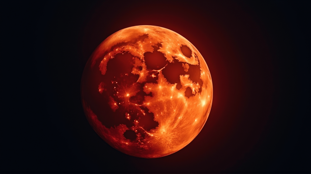 Splendore Celeste: La Luna di Sangue Incanta il Mondo