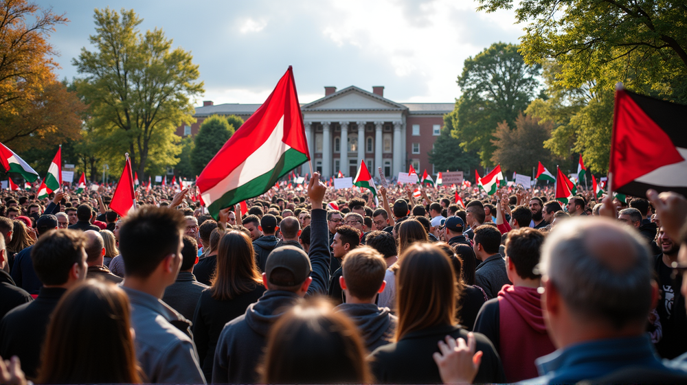Unità Prende la Scena: L'Appello dell'Università di Binghamton per la Pace in Medio Oriente