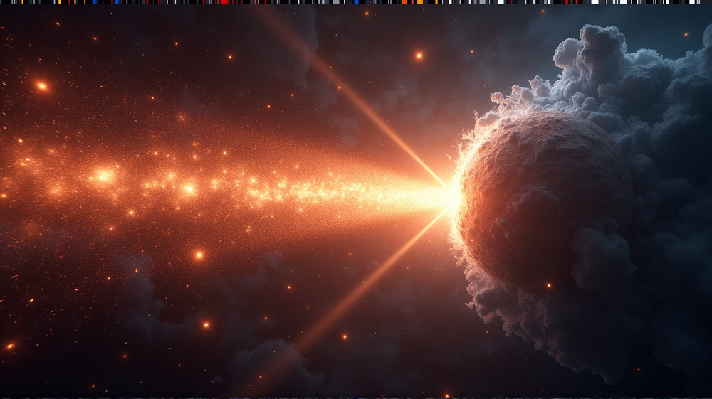 Spettacolo Cosmico Stupefacente: La Cometa Interstellare 3I/ATLAS Lancia un Getto verso il Sole