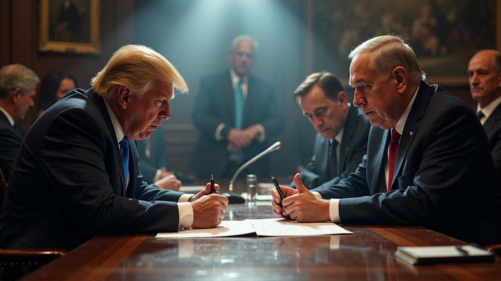 Il Mondo Cammina Piano: Il Gambetto di Pace di Trump per Gaza Svelato