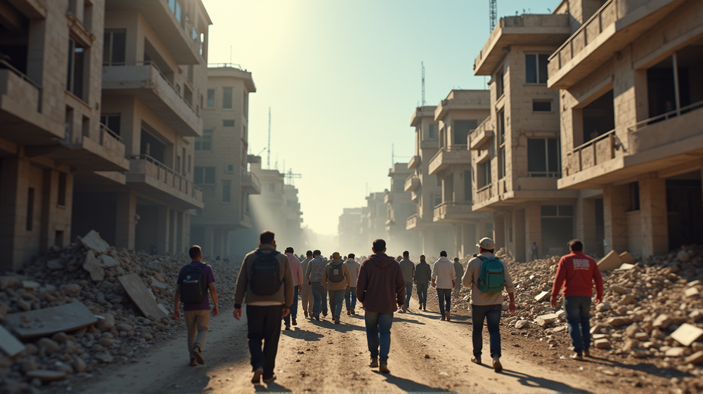 Un Ritorno Straziante: I Palestinesi Affrontano Devastazione Durante la Tregua a Gaza