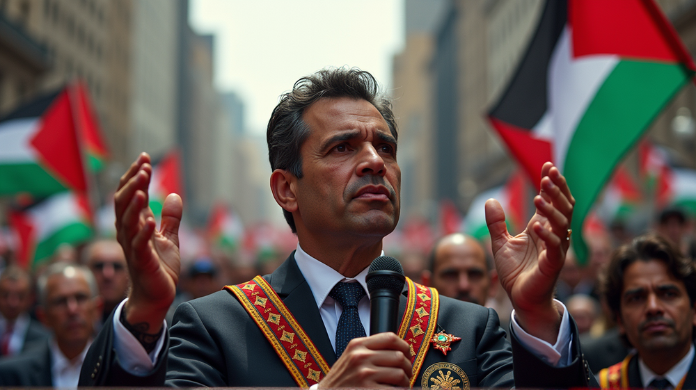 Il Presidente della Colombia Petro Impassibile di Fronte alla Revoca del Visto USA Durante un Controverso Comizio