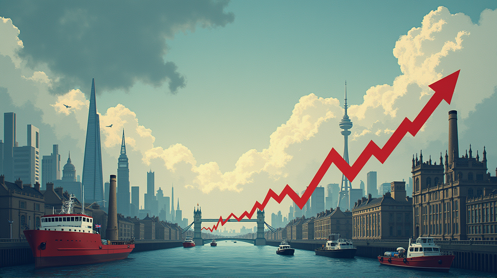 Calano a Sorpresa: L'Economia del Regno Unito Si Contrae Mentre Incombe l'Incertezza