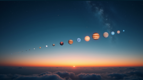 Vivi lo Spettacolo Celeste di Sei Pianeti: Guida alla Parata Planetaria di Agosto