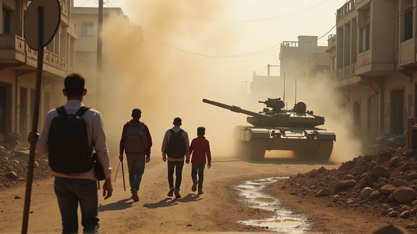 Carri Armati Israeliani Avanzano In Profondità a Gaza: Famiglie Costrette a Fuggire Tra i Conflitti Crescenti